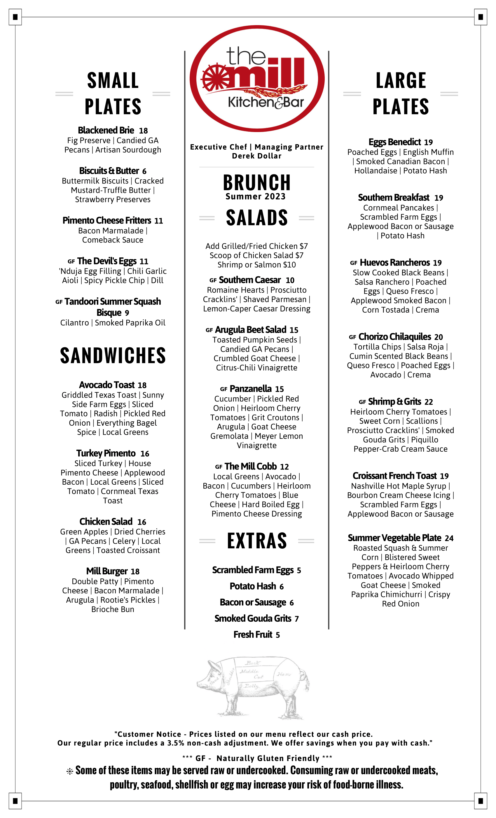 Weekend Brunch Roswell The Mill Kitchen & Bar